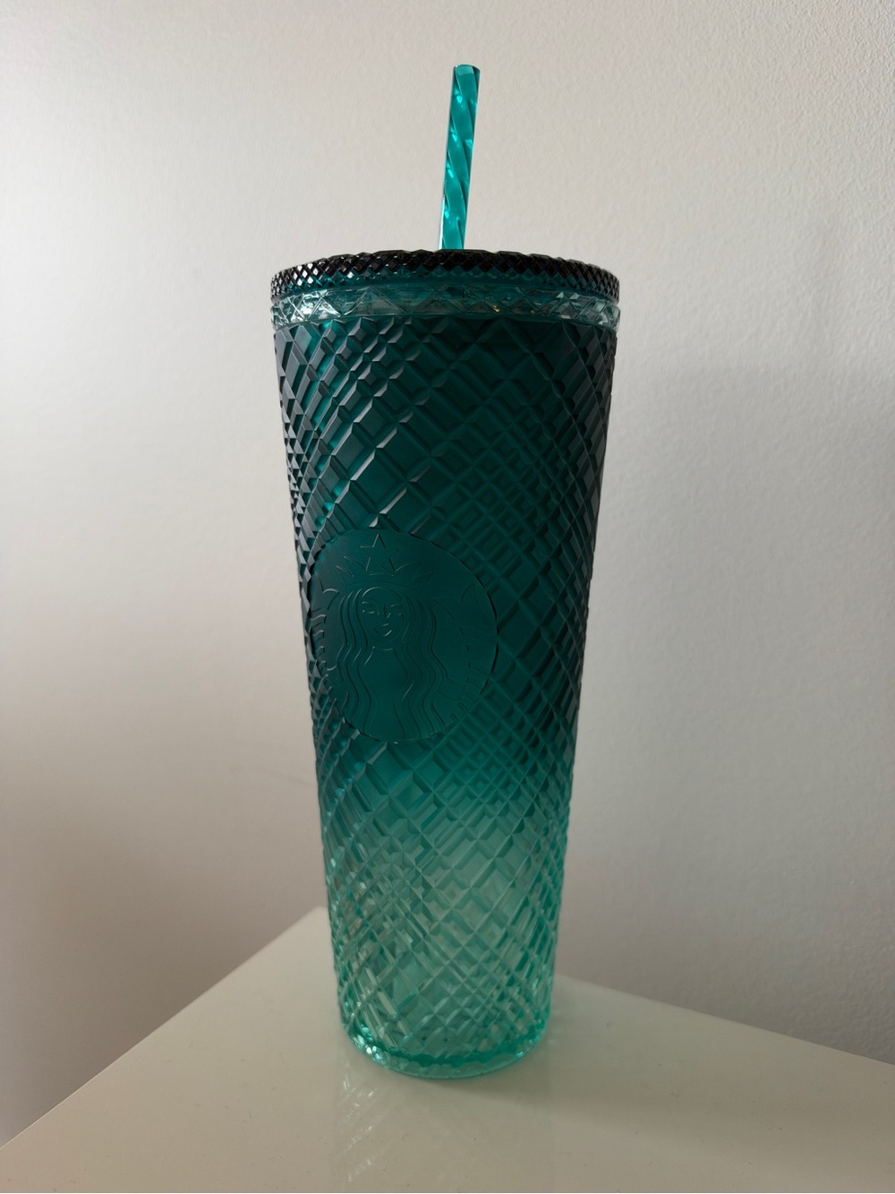 Starbucks Jewelled Teal Ombre 24oz Cold Cup Tumbler